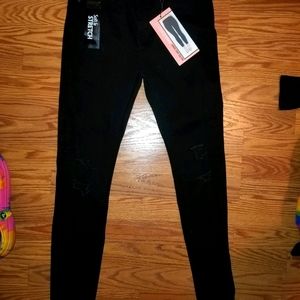 High Rise ankle skinny jeans